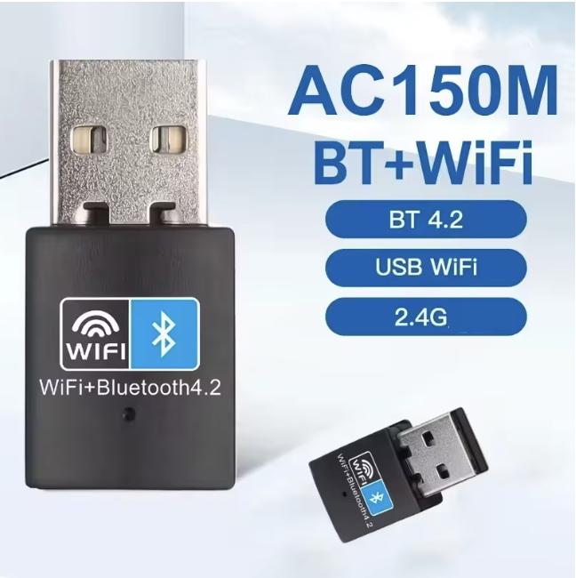 Clé USB Wi-Fi 6 et Bluetooth 4.2 adaptateur 2 en 1 pour PC de bureau ou PC portable compatible windows 10/11