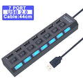 USB Hub 3.0 Hub USB 3 USB 2.0 Multi USB Splitter Power Adapter 4/7 Port Multiple Expander 2.0 with Switch for PC Accessories FPS Factory
