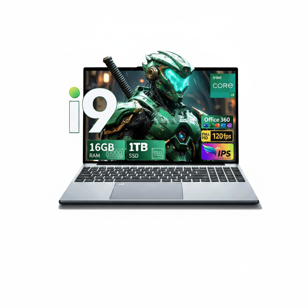 PC Portable 15,6" Intel Core i9 | 16 Go RAM | SSD 1 To | Windows 11